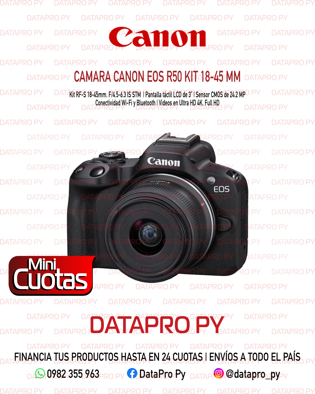 Canon EOS R50 Kit 18-45mm